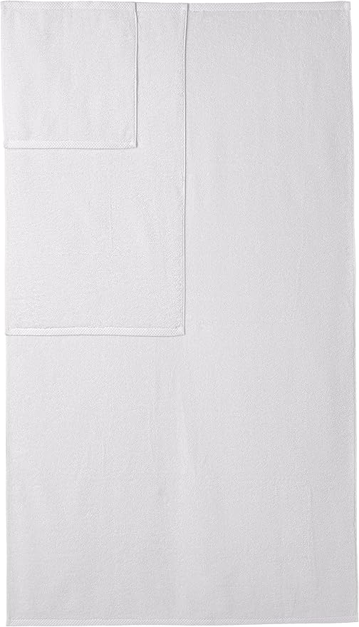 Amazon Basics 100% Cotton Lightweight Quick-Dry Bath Towel Set