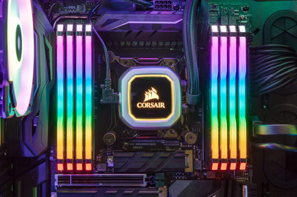 Corsair VENGEANCE RGB PRO DDR4 RAM 32GB (2x16GB) 3600MHz CL18 AMD Ryzen iCUE Compatible Computer Memory - Black (CMW32GX4M2Z3600C18)