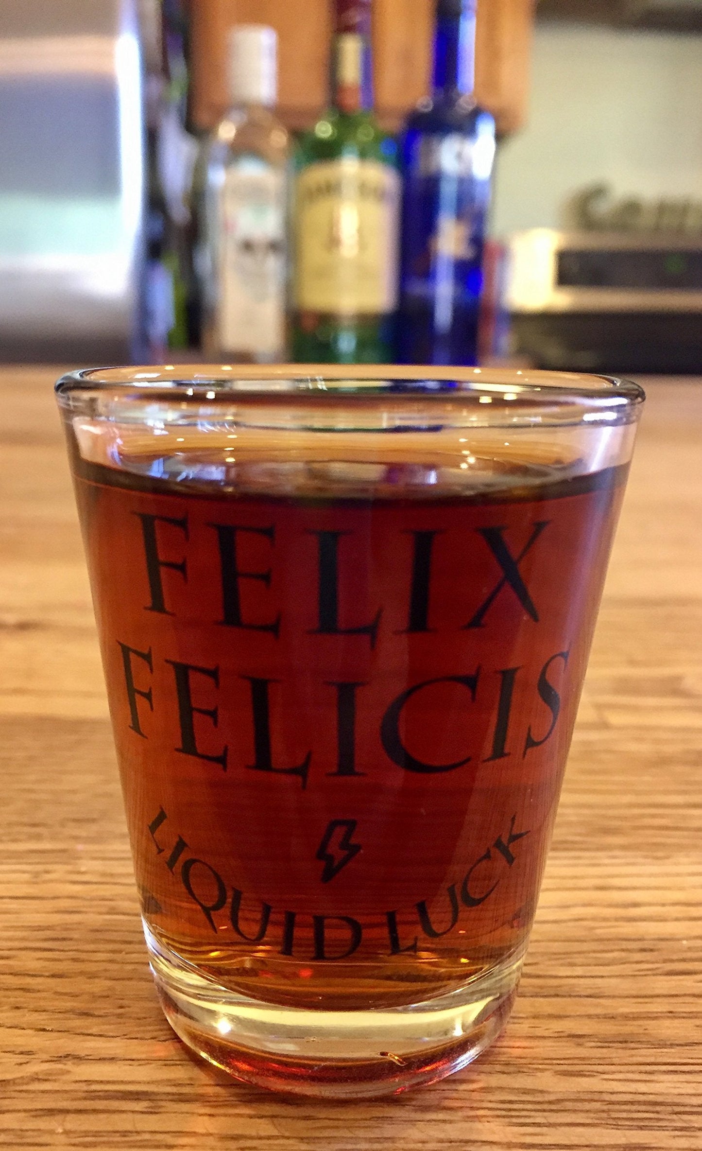 GO FROZEN Felix Felicis Shot Glass/Cup-Liquid Luck-Inspired by Harry Potter Barware Gifts for Adults-Cool Shot Glasses for Men/Women-1.75oz