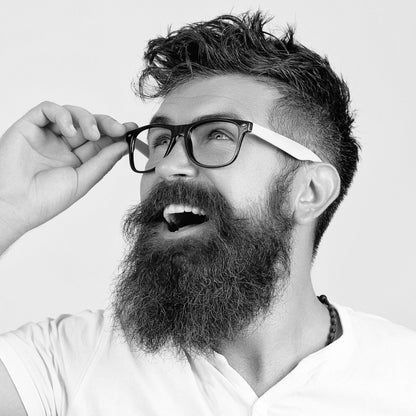 Kangaroo Black Fake Glasses - Classic Hipster Glasses Frames - Retro Clear Non Prescription Nerd Costume Eyeglasses for Men & Women for Halloween Cosplay