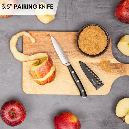 nuovva Sharp Kitchen Utility Knife – Professional Vegetable Knife – 5 inch German High Carbon Stainless Steel – Small Paring Knife