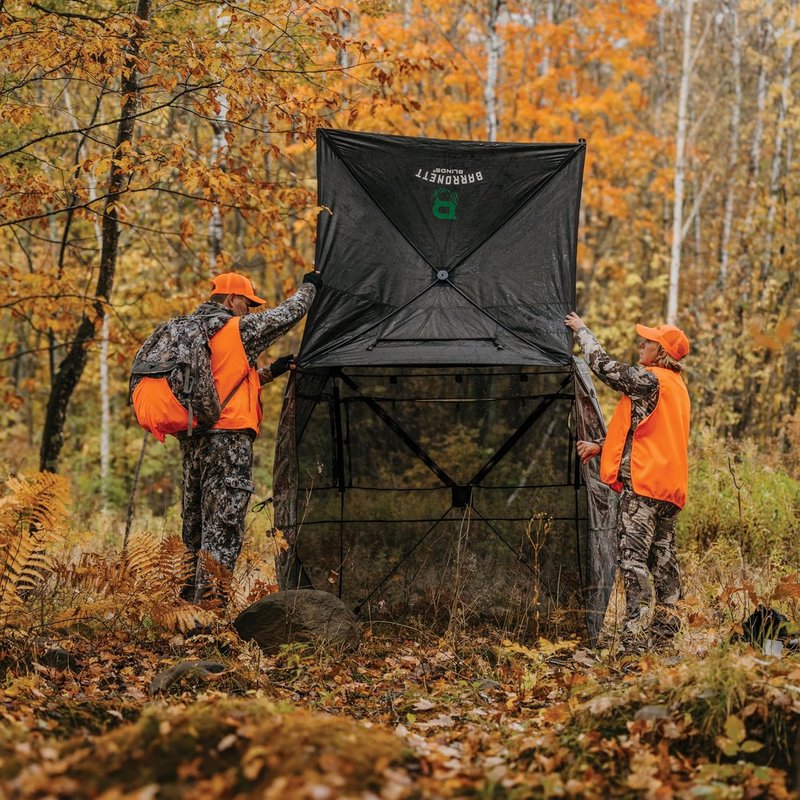 Barronett Blinds® Insight See-Through Hunting Blind - Silent Shooting Windows, 71” x 71” x 68”