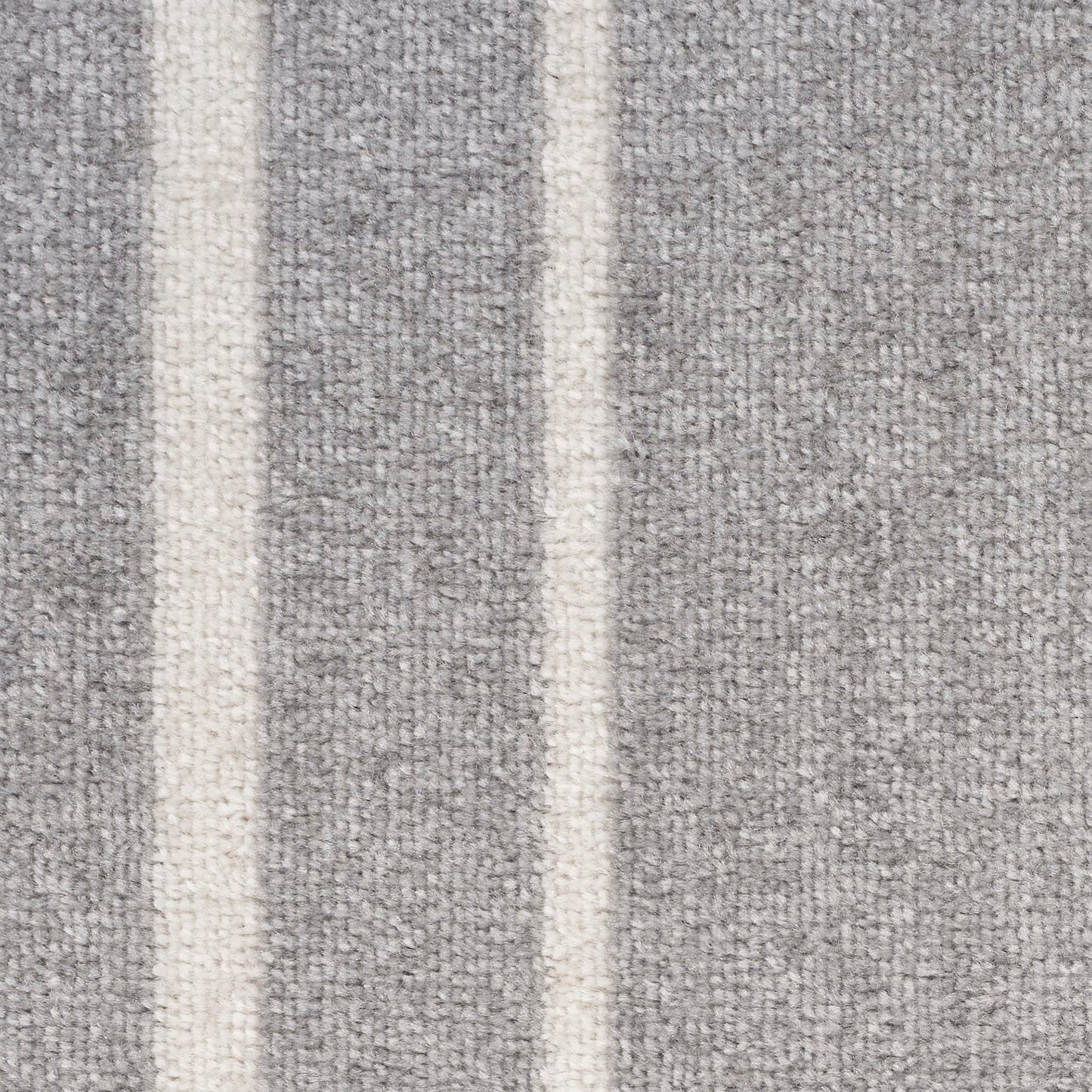 Nourison Home Nourison Essentials Grey Ivory 5' x Square Area Rug - Easy Clean, Non Shedding, Bed Room, Living Room, Dining Room, Kitchen (5' x Square)