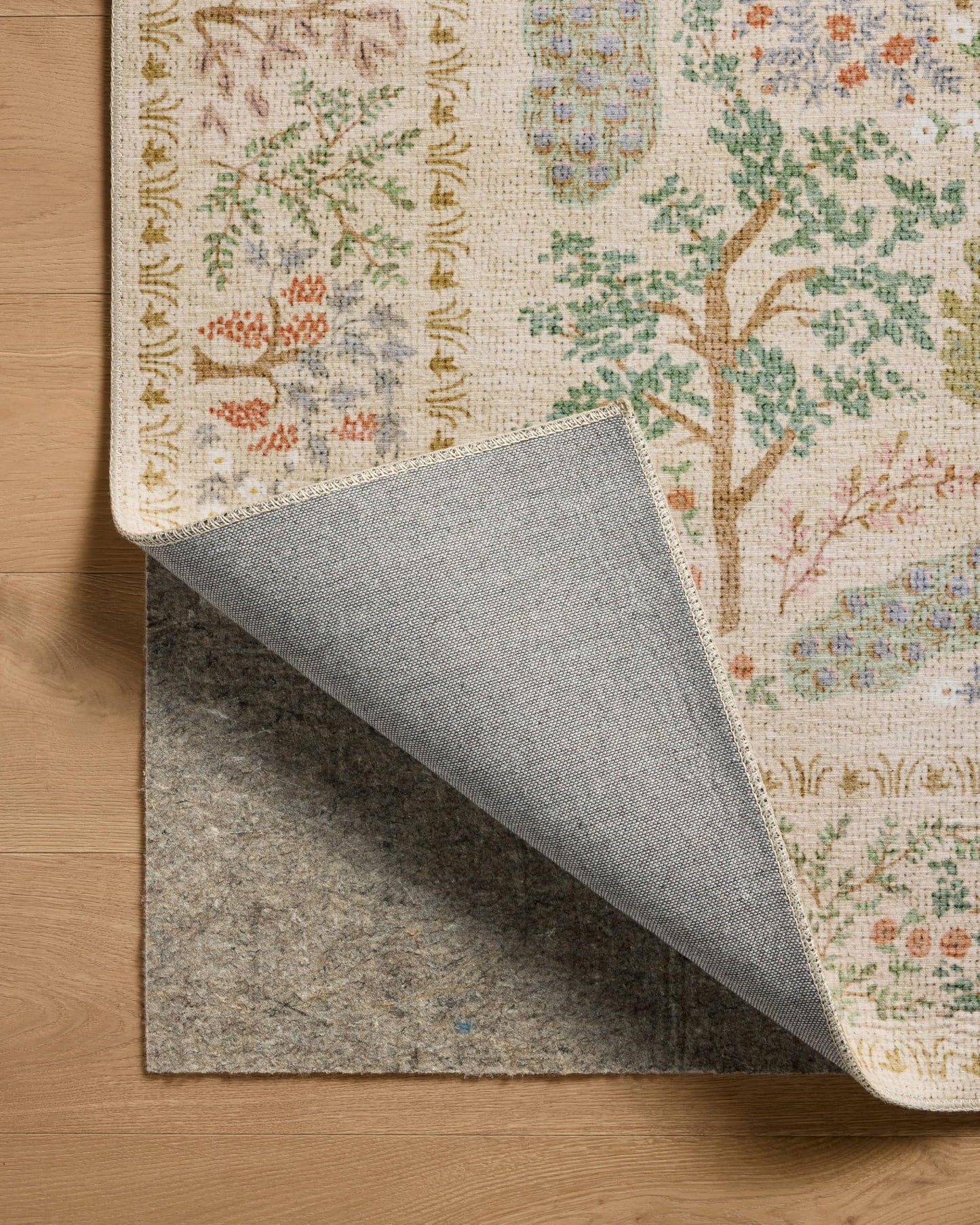 Loloi Rifle Paper Co. Canopy Collection CNP-05 Ivory 7'-6" x 9'-6" Area Rug