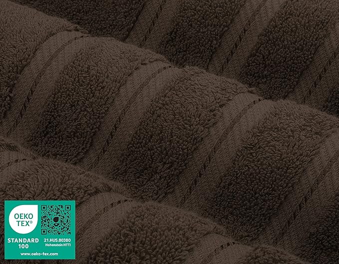 American Soft Linen Luxury 4 Piece Bath Towels, 600 GSM 100% Cotton Turkish