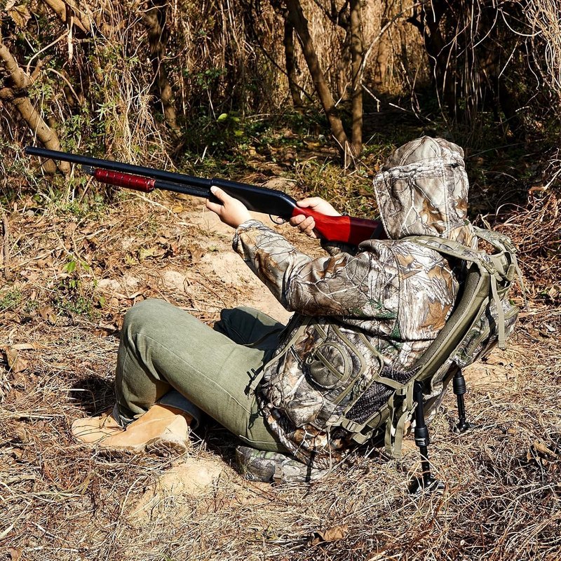 Turkey Hunting Vest with Frame & Seat - Camo, Memory Foam Cushion, Multi-Pocket Storage | Adjustable Lightweight Gear for Men & Women
