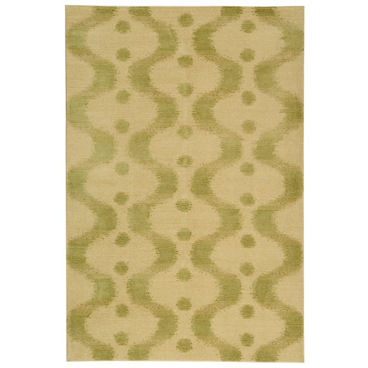 Martha Stewart x SAFAVIEH Area Rug Collection - 5'6" x 8'6", Ginkgo, Handmade Silk & Wool, Ideal for Living Room, Bedroom, Office, Dining Space (MSR5429B)