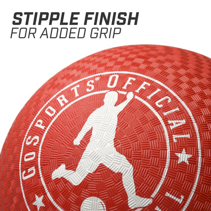 GoSports Official Kickball with Pump (2 Pack), 10 Inch