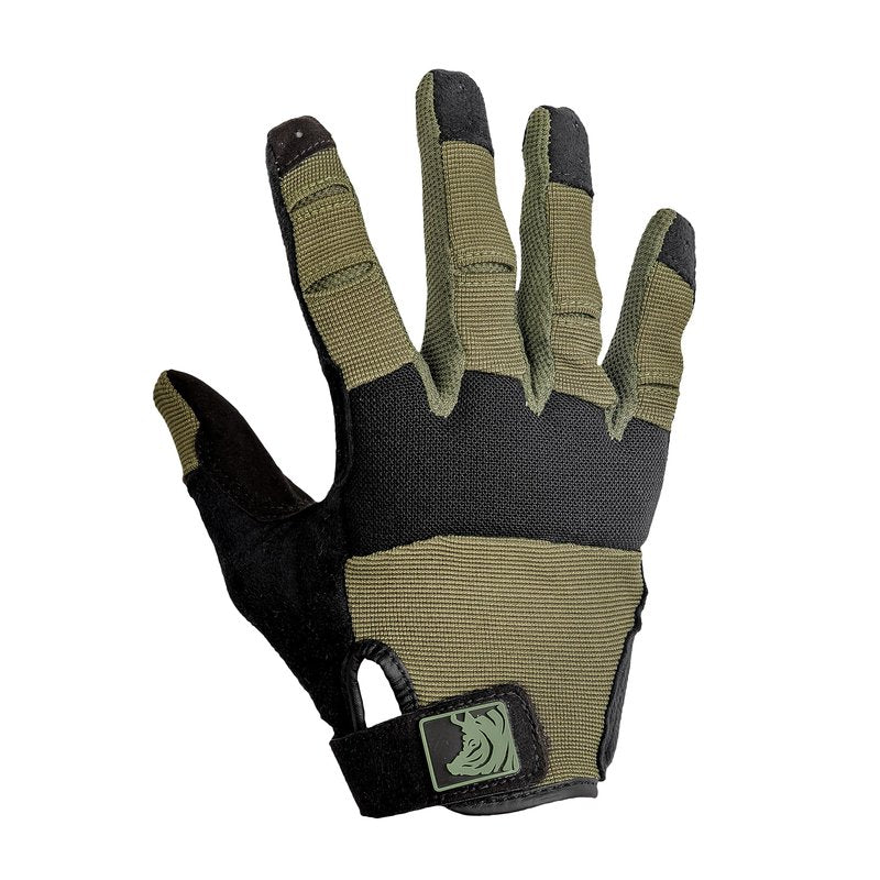 PIG FDT Alpha Full Dexterity Gloves for Shooting Sports, Touchscreen Compatible, Breathable, 1 Pair, Ranger Green, Small