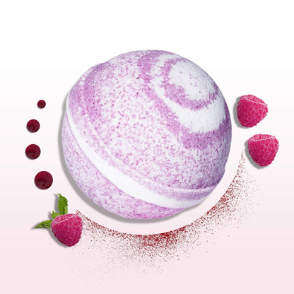 Dove Milk Swirls Vanilla Raspberry Creamsicle Bath Bombs 2.8 oz (Twin Pack)