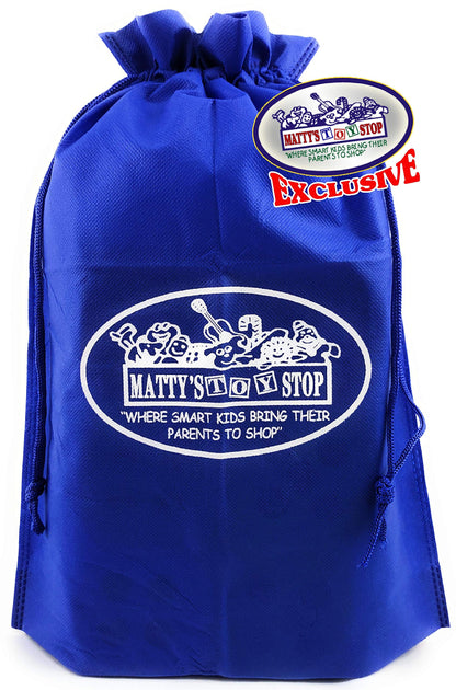 Deluxe Large 2.25" EVA Foam Dice (Pack of 12) with Bonus Matty's Toy Stop Storage Bag