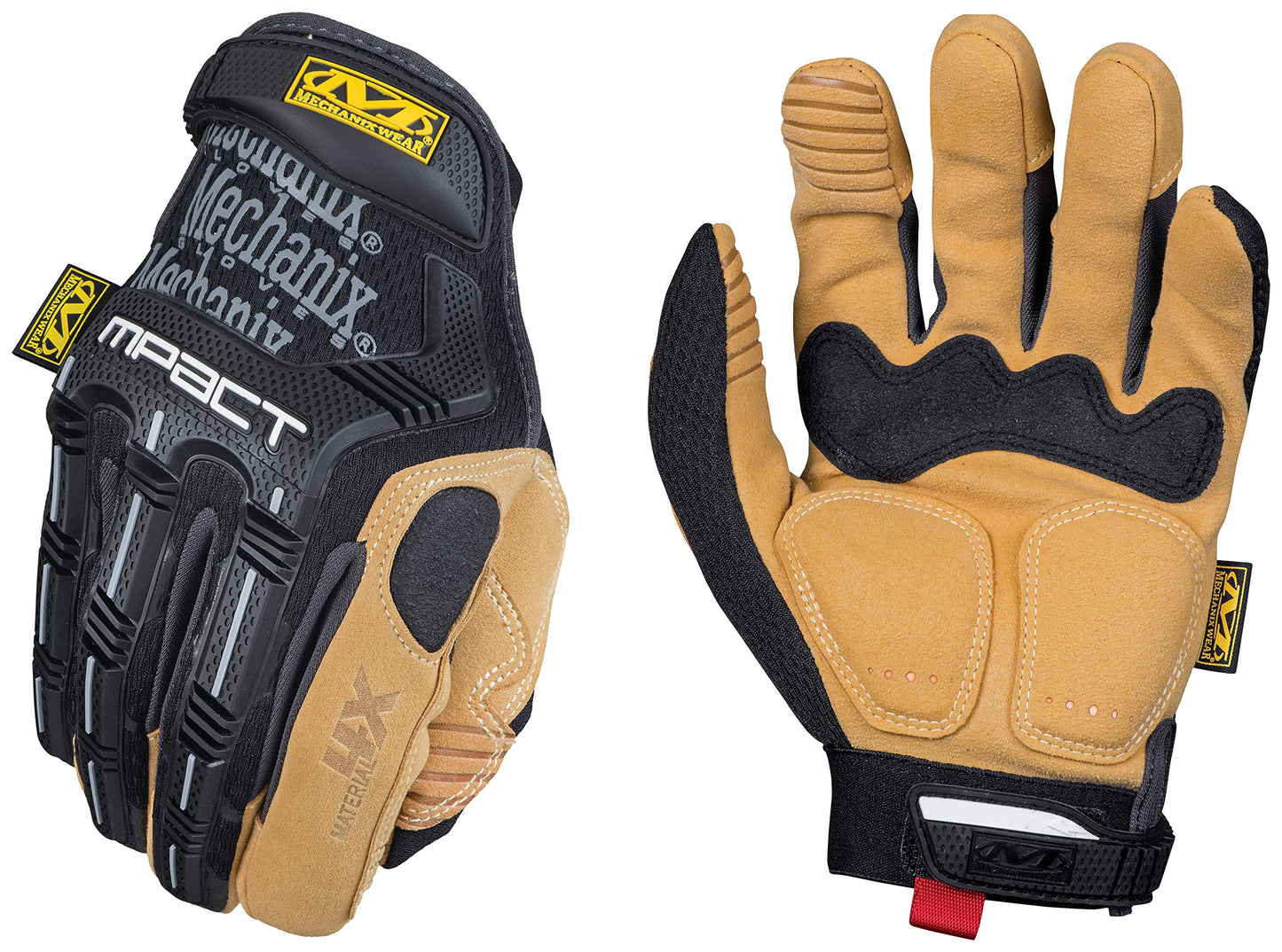 Mechanix Wear - Material4X M-Pact Gloves (X-Large, Black/Brown)