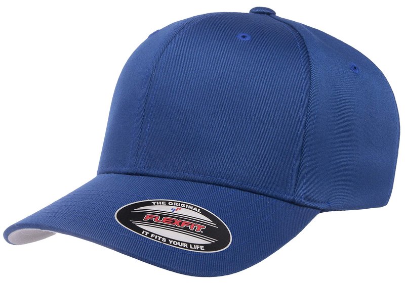 Flexfit Men's Athletic Baseball Fitted Cap Royal Blue XL-XXL-strctured fit