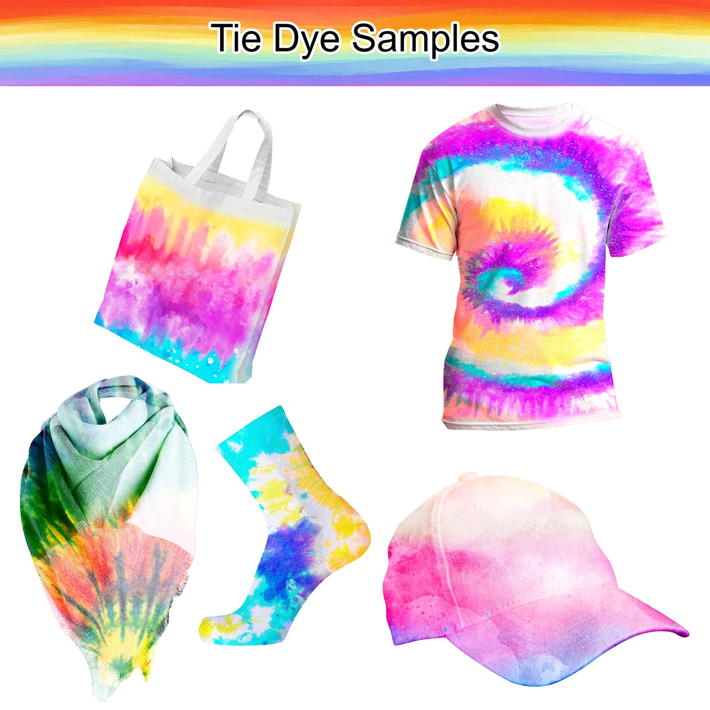 Desire Deluxe Tie Dye Kit – Set of 18 Colours Ink Tie-Dye Kits for Dyeing Fabric, Clothes – Creative Art Craft Games Activity for Kids & Adults (180pc)