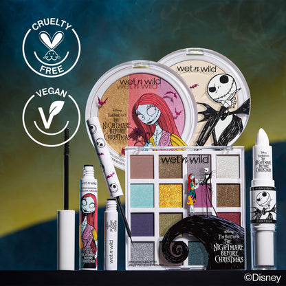 wet n wild Disney Nightmare Before Christmas Limited Edition PR Box - Coffin-Shaped Collector's Set with Eye, Face & Body Makeup, Color-Changing Lip Oils, Tubing Mascara & More - Cruelty-Free