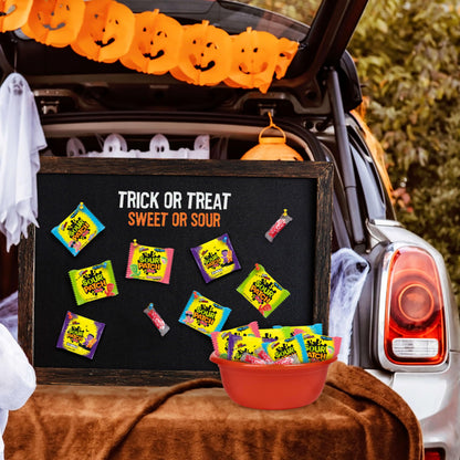 SOUR PATCH KIDS Original, Tropical, Big Kids & SWEDISH FISH Halloween Candy Variety Pack, Bulk Candy, 160 Trick or Treat Bags