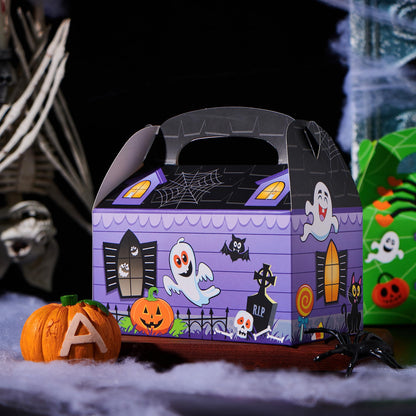 JOYIN 36 PCS Halloween Treat Boxes Candy Boxes Trick or Treat Cardboard Cookies Goodie Bags for Kids Halloween Party Favor Supplies, Classroom Exchange Goody Bags, Holiday Pastries, Cupcakes