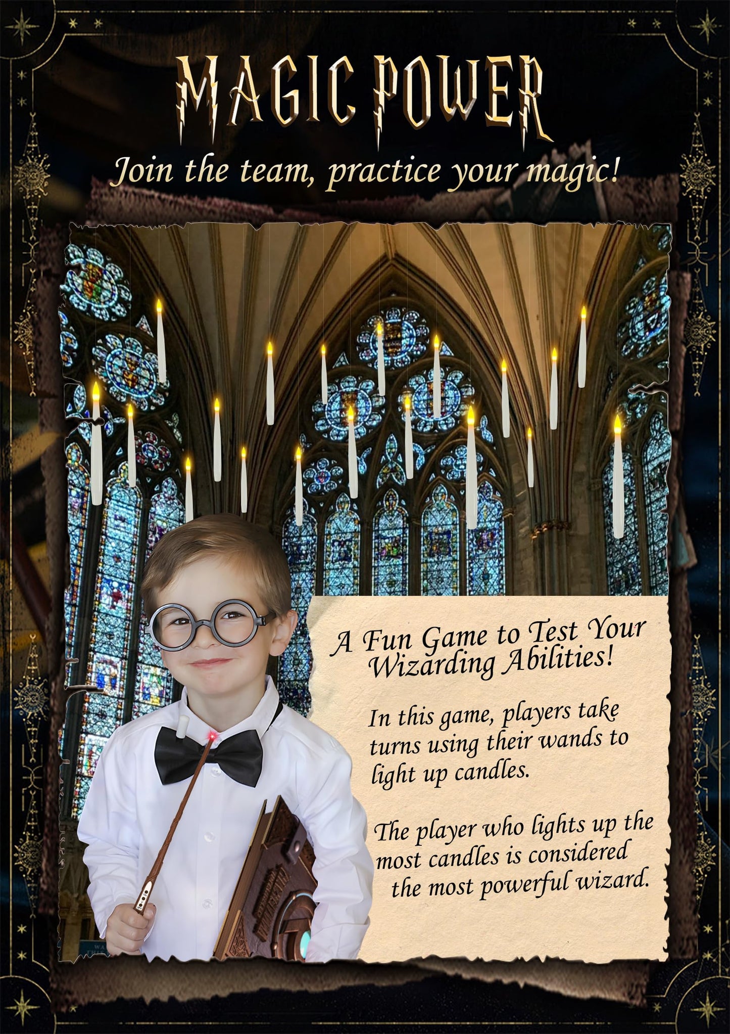 Floating Candles with Wand, 20 PCs Magic Hanging Flameless Floating LED Candle with Wand Remote, Battery Operated Flickering Warm Light Candles for Birthday Children’s Day Wedding Theme Party