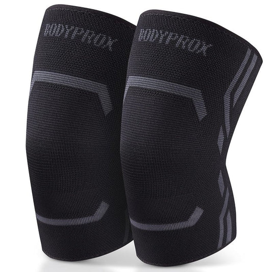 Bodyprox Knee Compression Sleeve for Men and Women (2 Pack), Knee Support Brace for Running and Work out (X-Large)…