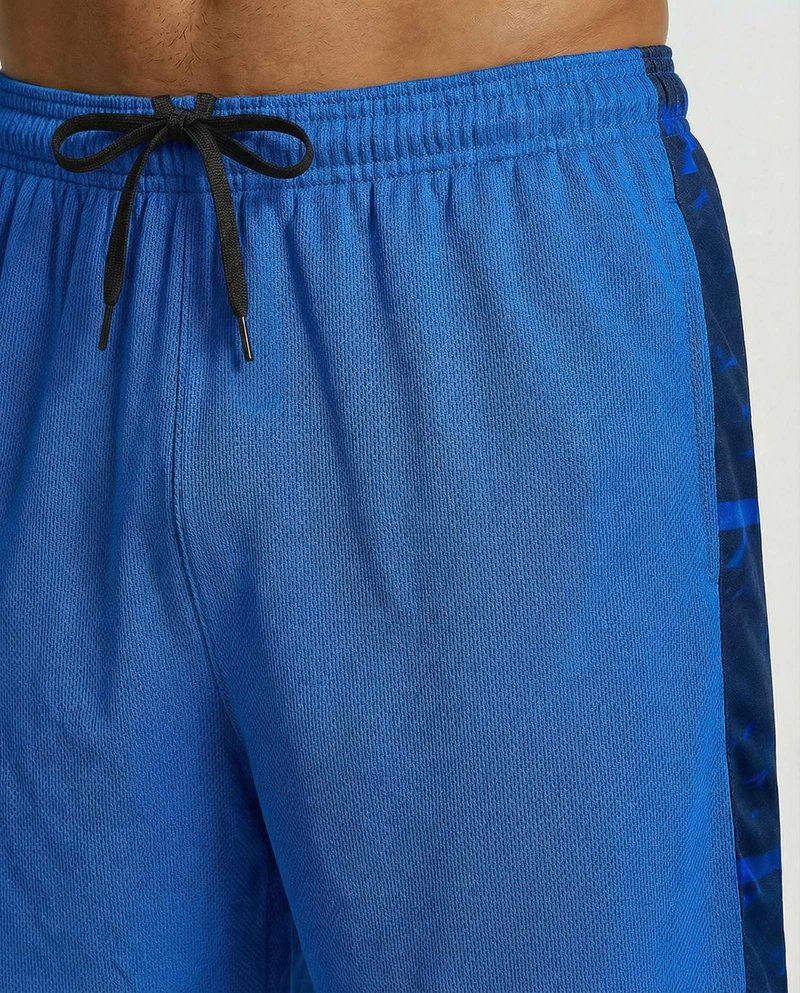 Real Essentials 5 Pack: Men’s 9" Mesh Shorts – Athletic Gym, Workout, Basketball, Running, Casual Lounge Activewear Pockets, Set 4,XL