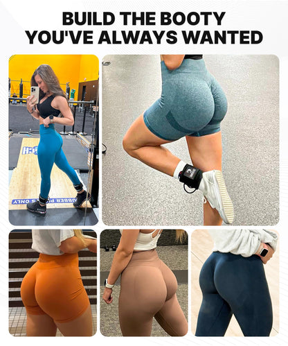 DMoose Ankle Strap for Cable Machine Attachments - Gym Ankle Cuff for Kickbacks, Glute Workouts, Leg Extensions, Curls, Booty Hip Abductors Exercise for Men Women