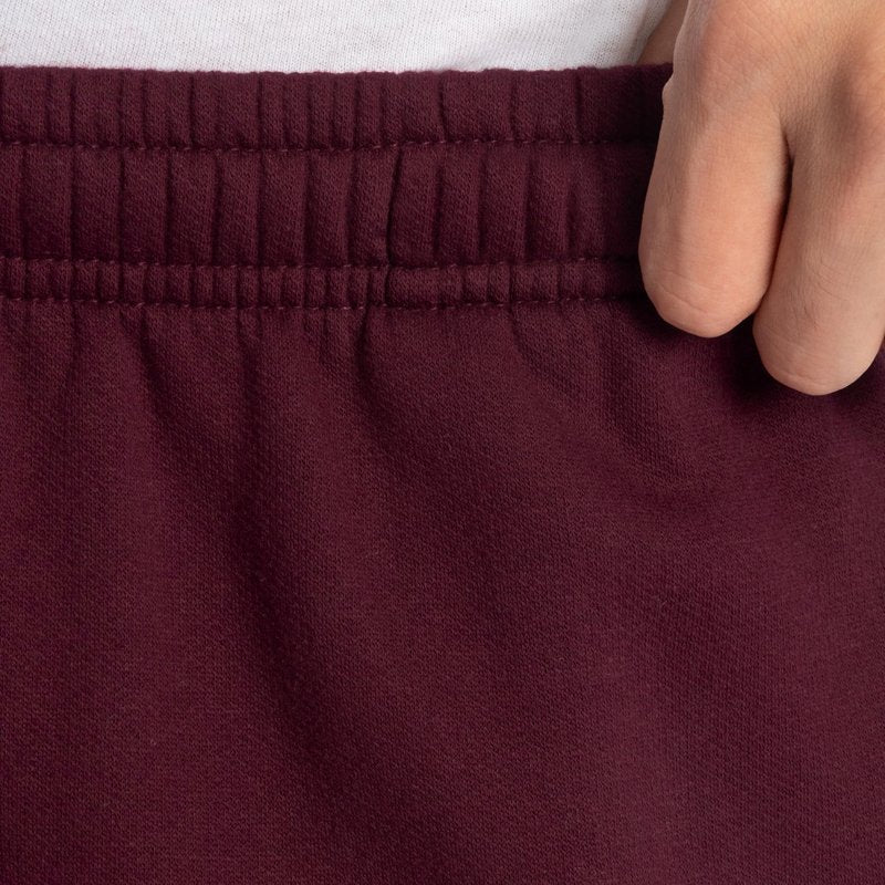 Fruit of the Loom Men's Eversoft Fleece Sweatpants with Pockets, Moisture Wicking & Breathable, Sizes S-4X, Elastic Bottom-Maroon, XX-Large
