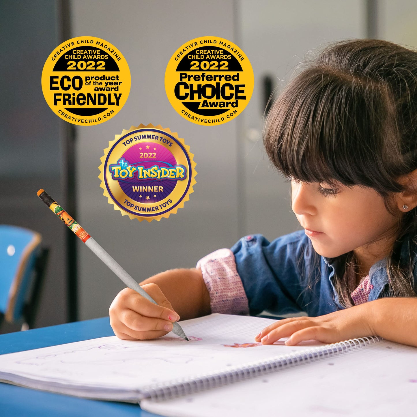 Halloween Smencils - HB #2 Patented Gourmet Scented Pencils, 5 Count, Gifts for Kids, School Supplies, Classroom Rewards