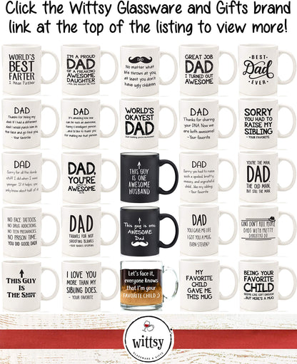 My Favorite Child Gave Me This Funny Coffee Mug - Mom & Dad Gifts - Gag Birthday Gift for Mom or Dad from Daughter, Son, Kids - Novelty Bday Present Idea for Parents - Fun Cup for Men, Women
