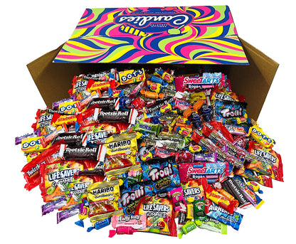 Assorted Classic Candy - Huge PARTY MIX Bulk BOX! 11.50 lbs / 184 oz Classic Individually Wrapped Candies of All Time America's Most Favorite Assorted Candies (180)