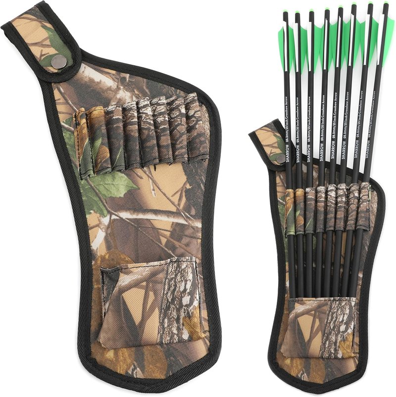 Mini Crossbow Arrow Quiver - Pocket Bolt Holder for Waist Mount | Ideal for Target Practice