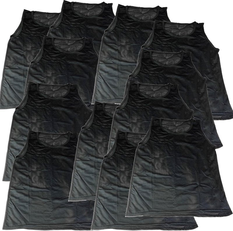 Scrimmage Training Vests for Soccer & Basketball - Adult & Youth Sizes | 1, 6, 12, 24 Packs Available