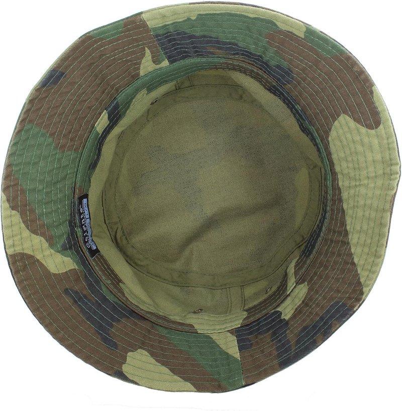 Solid Color 100% Cotton Bucket Hat - Packable Travel Summer Beach Hat for Men & Women