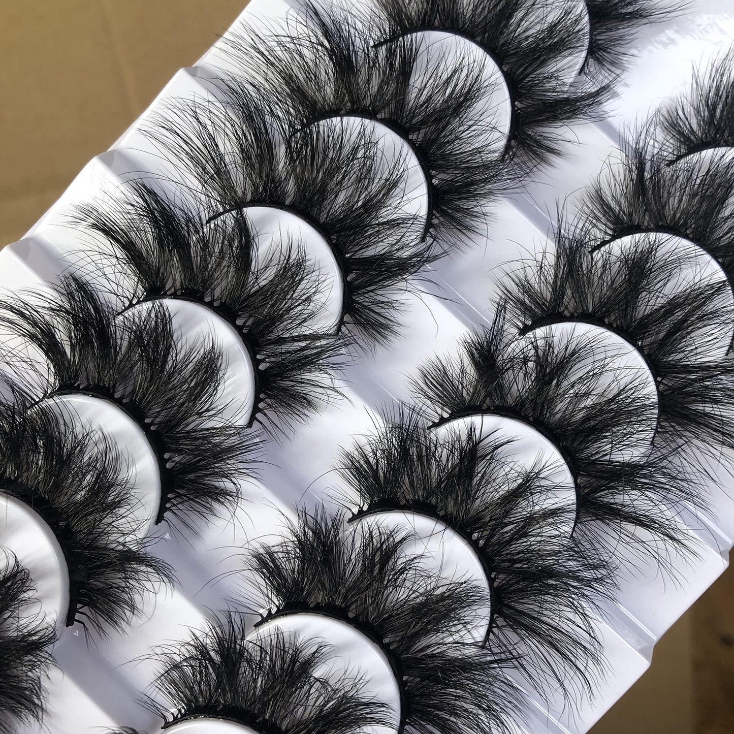 GMAGICTOBO False Eyelashes Wispy Eyelashes Faux 3D Mink Lashes Thick Volume Long Soft Dramatic Strip Eye Lashes Pack 8 Pairs