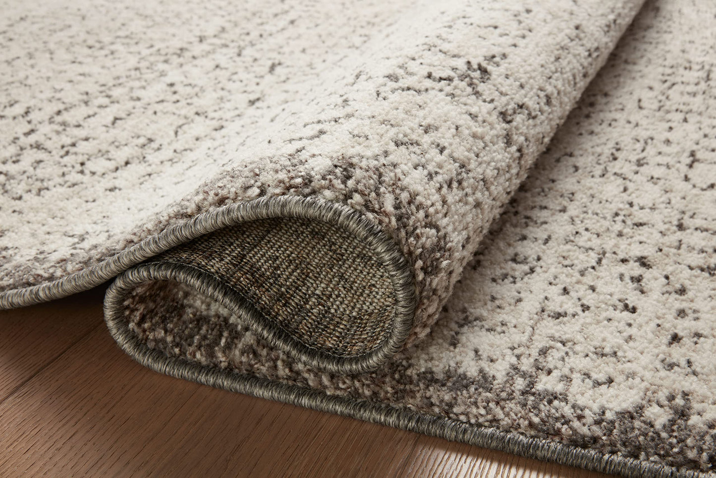 Loloi Darby Collection DAR-04 Ivory/Stone 6'-7" x 9'-3" Area Rug