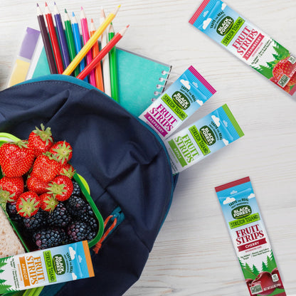 Black Forest, Stretch Island, Fruit Strips, Cherry, Apple, Raspberry, Grape, Strawberry, and Apricot, Zero Grams Added Sugar Non-GMO, 48 ct