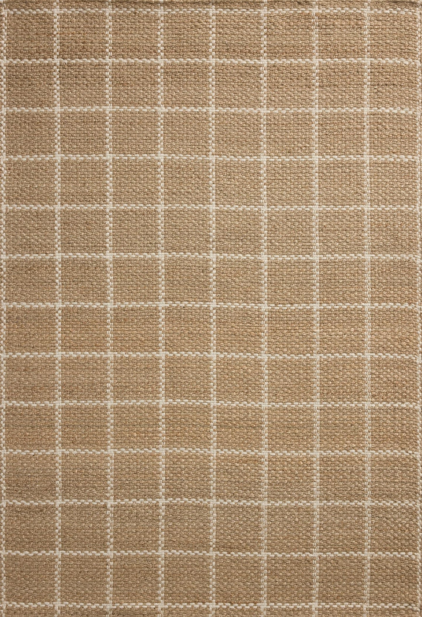 Loloi Chris Loves Julia Fletcher Collection FLE-01 Natural/Ivory 5'-0" x 7'-6", .37" Pile Height, Area Rug