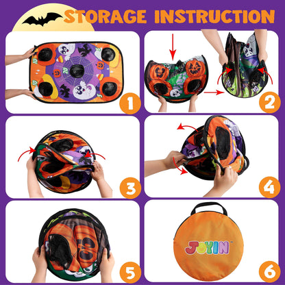 JOYIN Halloween Toss Game Board with Bean Bag for Kids Outdoor Toys, Halloween Party Favor, Beach Yard Outdoor Activities, Family Party Supplies，Camping Outside Play Toy