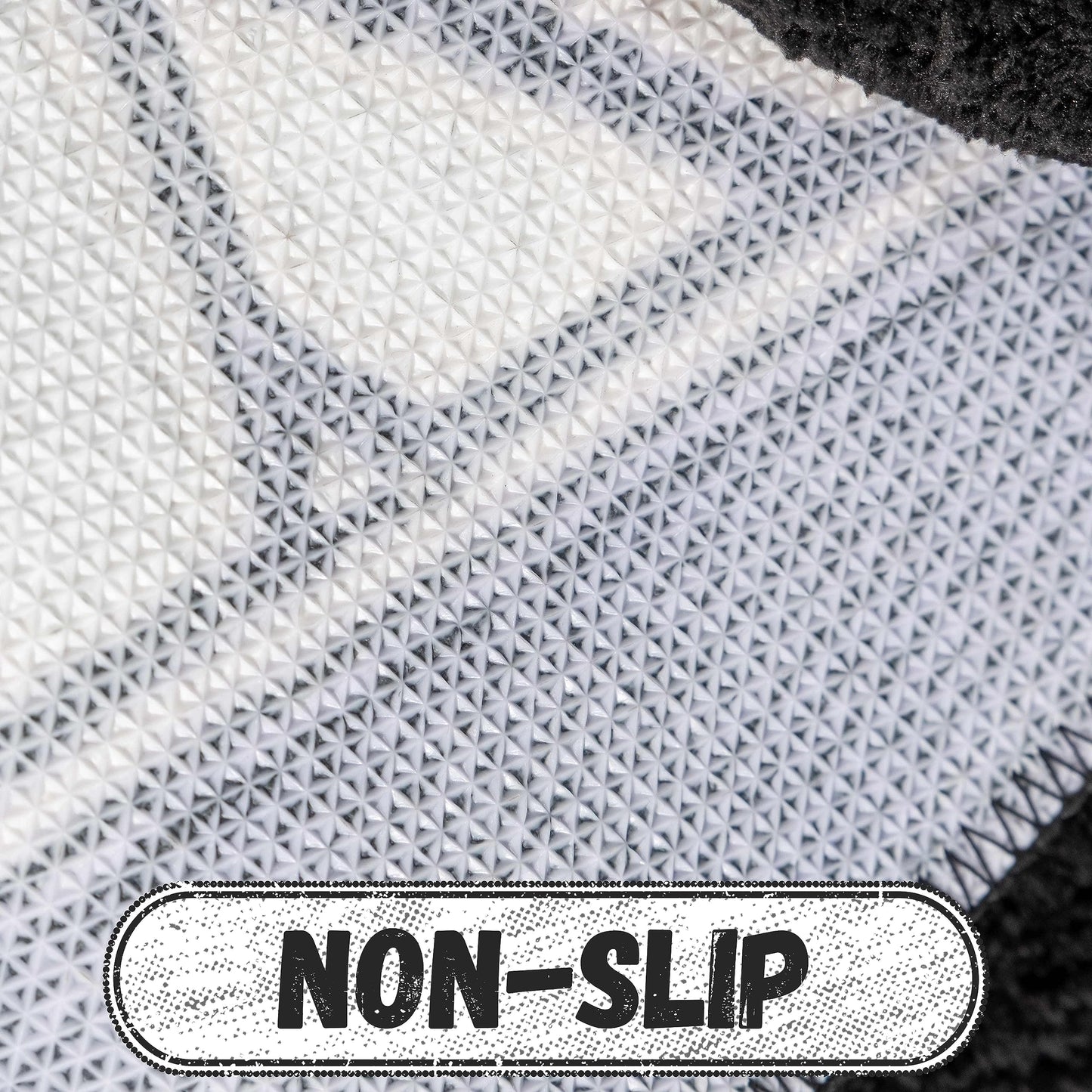 Halloween Bathroom Rug Black and White Horror Decorations Non Slip Coffin Bath Mats for Bathroom Bedroom Cute Runner Gothic Home Decor Scary Funny Mummy Carpet 18x47 inch