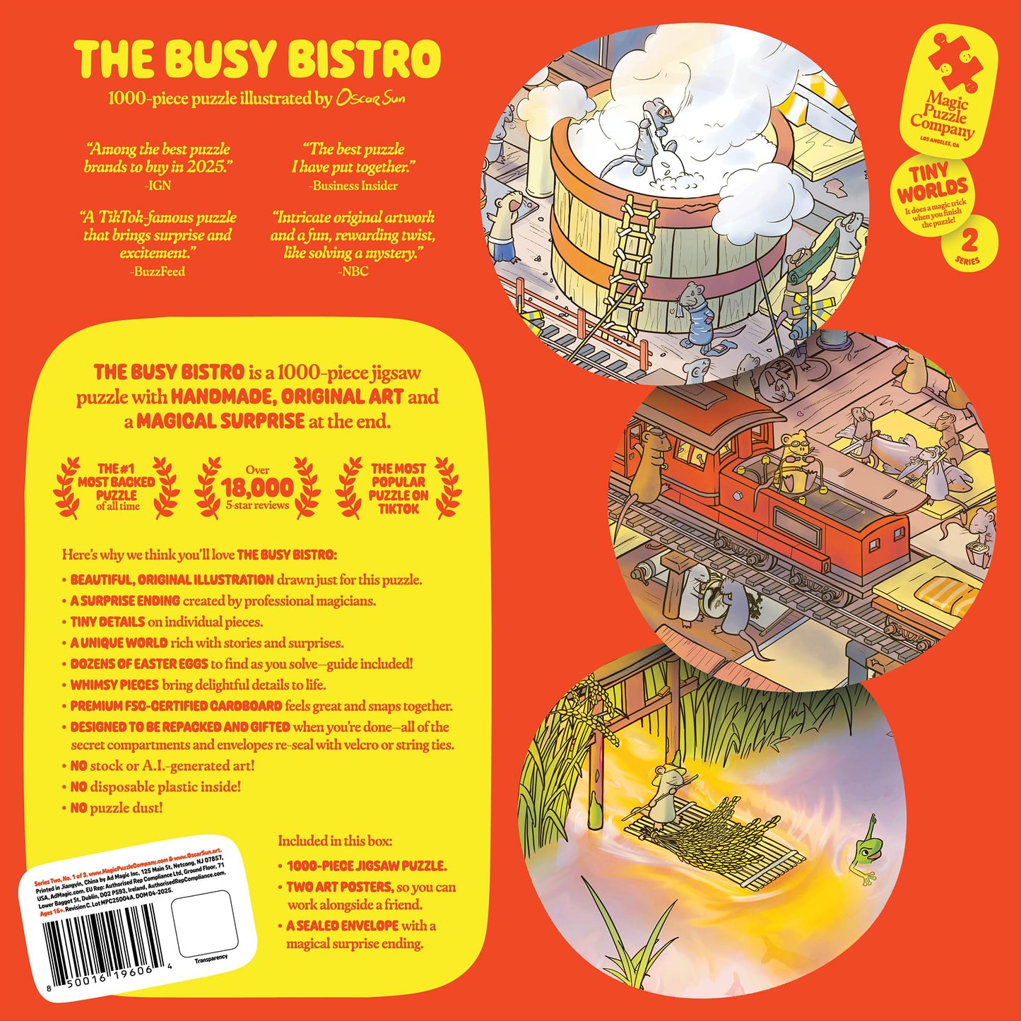 The Busy Bistro • 1000 Piece Jigsaw Puzzle from The Magic Puzzle Company • Series Two