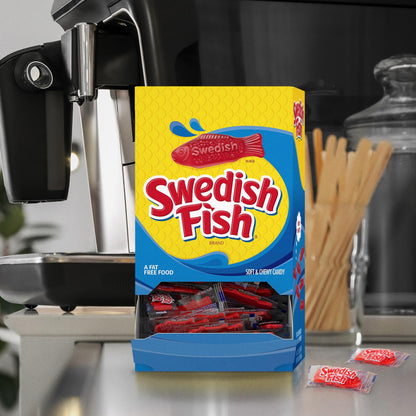 SWEDISH FISH Individually Wrapped Soft & Chewy Candy, Bulk Candy, 240 Count Box