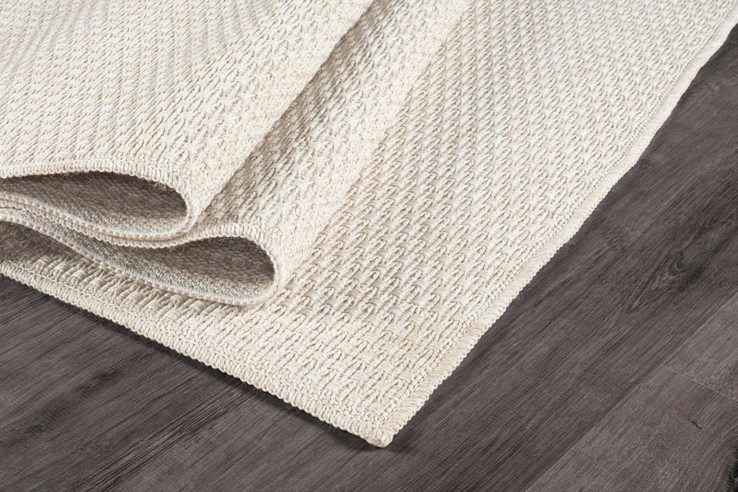 Easy Jute Rug 5x7 Indoor Outdoor Rug Natural Rugs Solid Fiber Rug Woven Area Rug Boho Easy Clean Inside Carpet for Living Room Bedroom Dining Room Hallway or Outdoor Patio Porch (5 X 7 Bone)