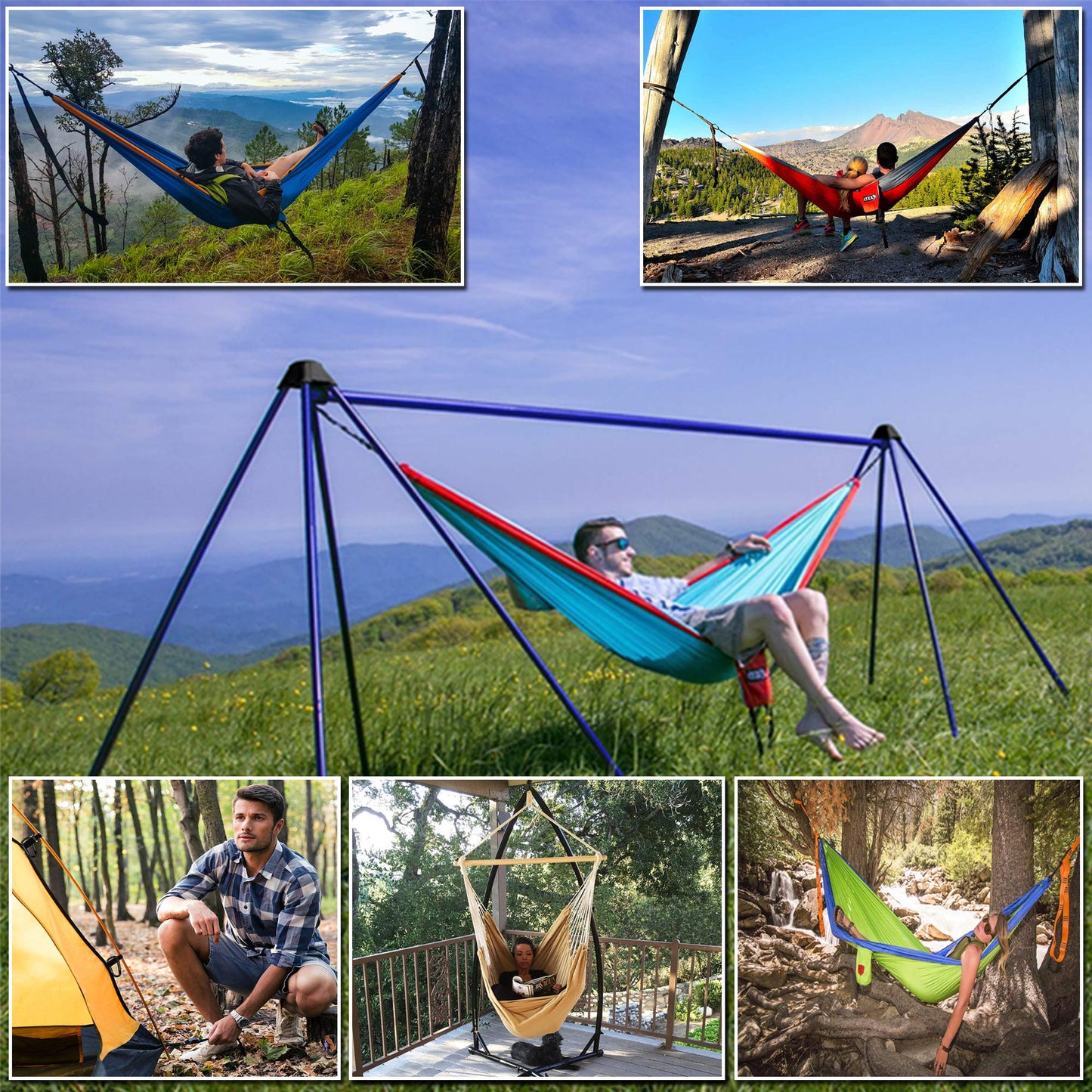 Carabiner Clip，855lbs，3" Iron Heavy Duty Caribeaners for Hammocks,Camping Accessories,Hiking,Keychain,Outdoors and Gym etc,Spring Snap Hook Carabiners for Dog Leash,Harness and Key Ring,2 PCS,Black