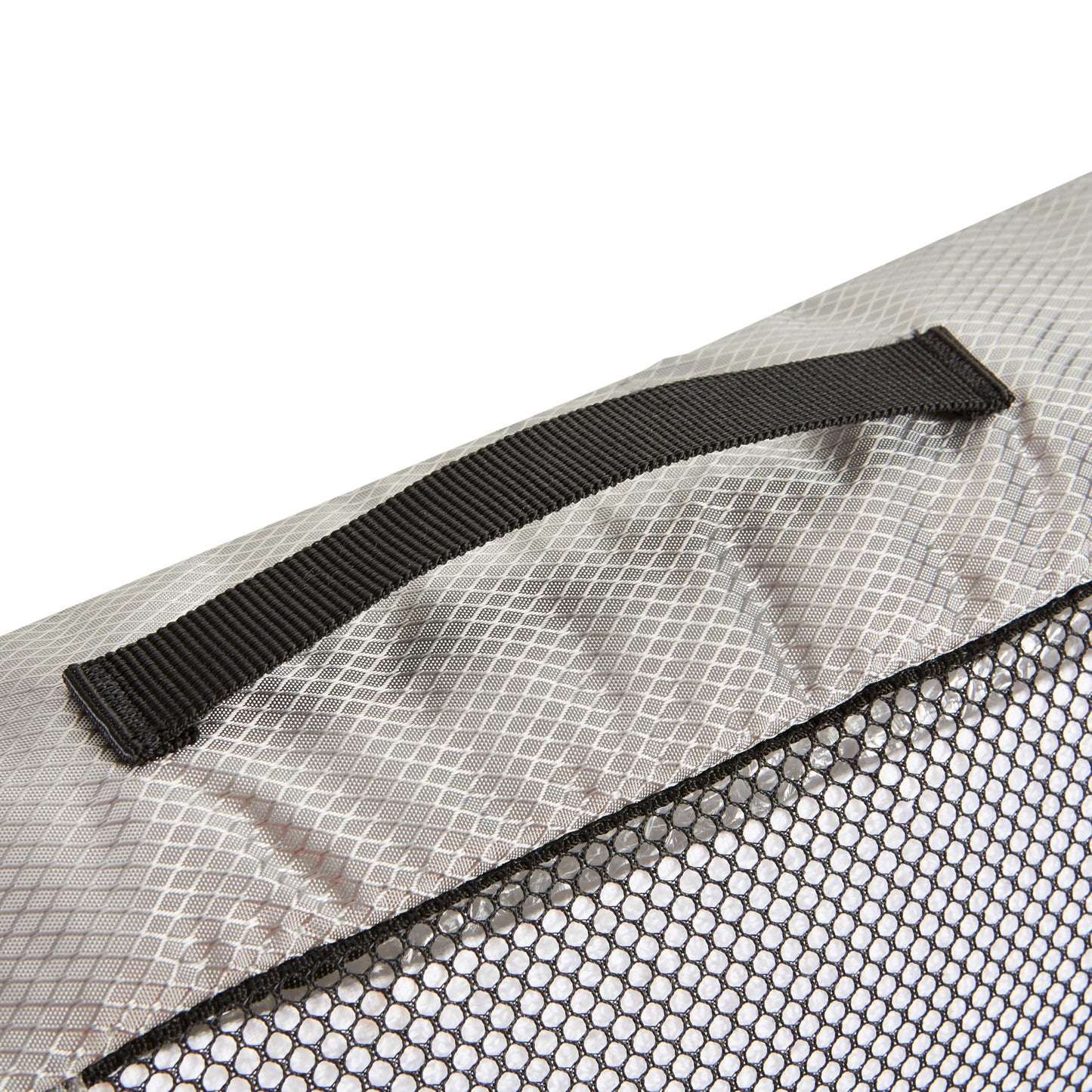 Amazon Basics 4 Piece Packing Cubes Travel Organizer Set with Double Zipper, Mesh Top, Large, Gray