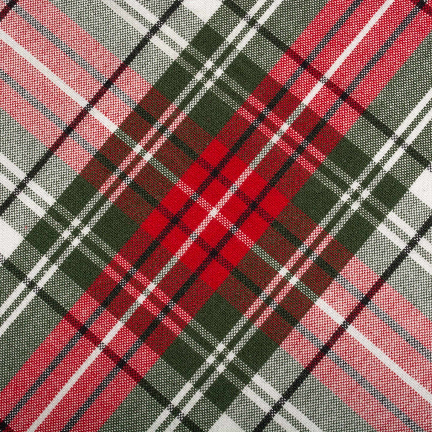 DII Tartan Plaid Collection Holiday Dining Table & Kitchen Décor, Rectangle Christmas Tablecloth, 60x104, Red, Green & White