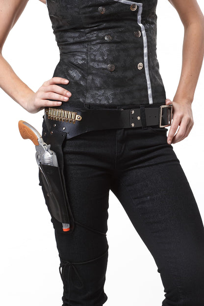 California Costumes Round Em Up Cowgirl Costume (Large, Black)