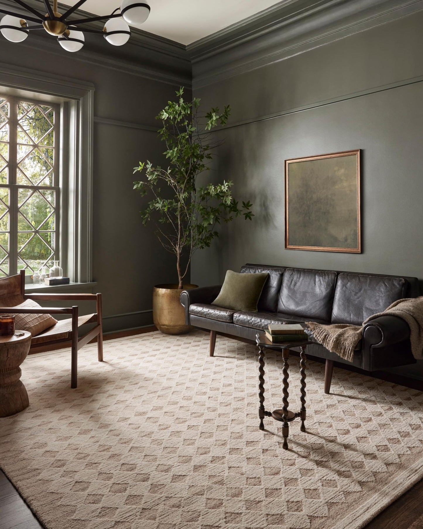 Loloi Magnolia Home by Joanna Gaines Rae Collection RAE-04 Natural/Ivory 5'-0" x 7'-6" Area Rug