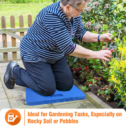 Gardzen 3 Pack Garden Kneeling Pad - for Gardening, Baby Bath, Yoga, Pilates, Exercise, 18"x11"x1", Blue