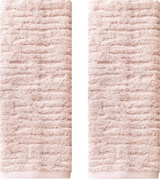 SKL Home CloudSoft 100% Cotton Luxury 2-Piece Hand Towel Set, 600 GSM, Ultra