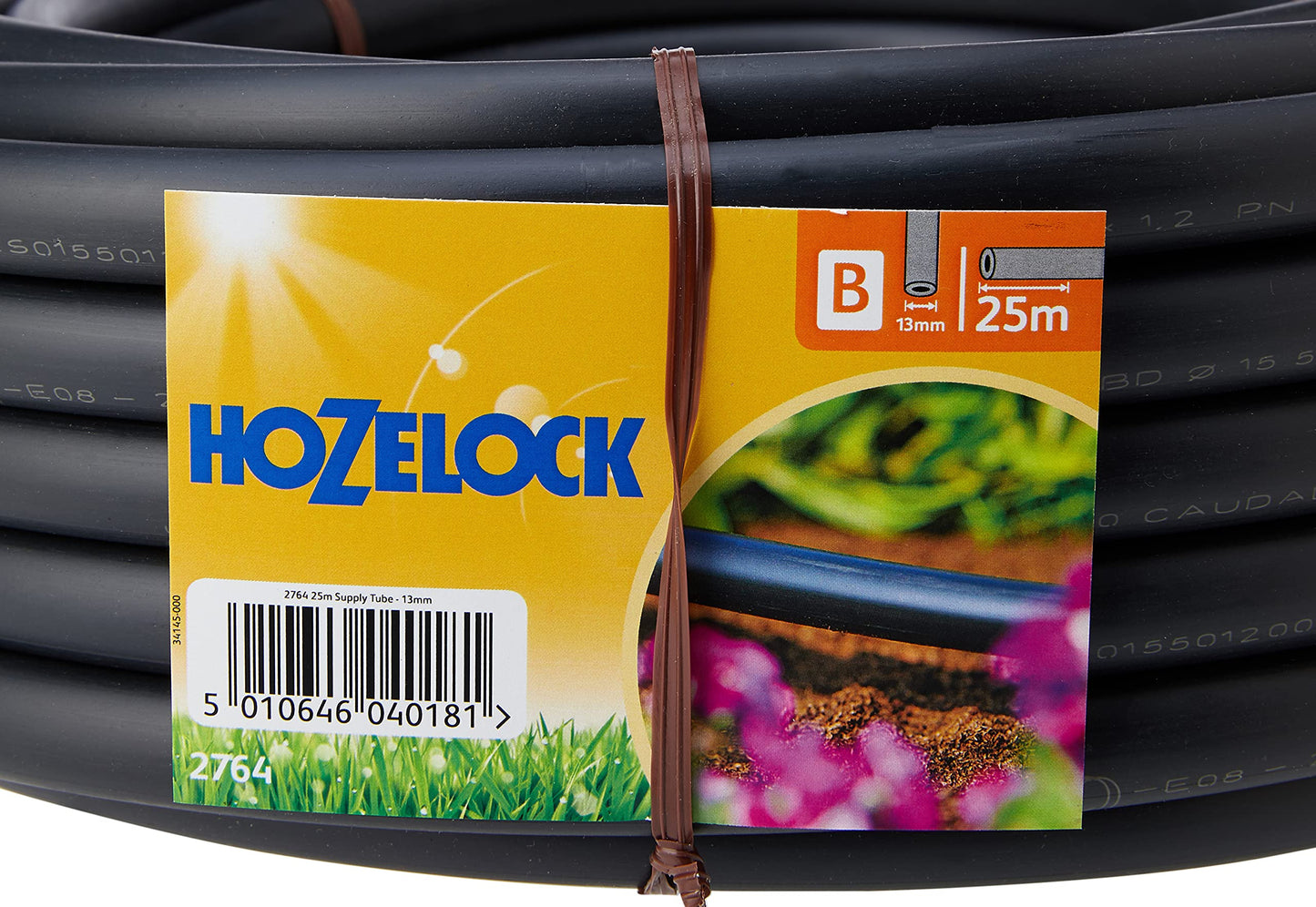 Hozelock 2764R0000 PVC Supply Hose, 25 m x 13 mm