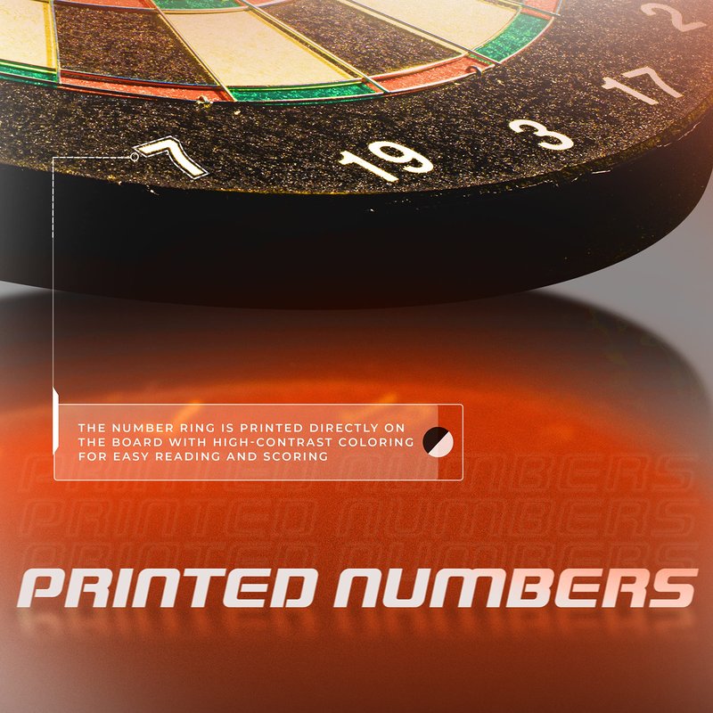 Franklin Sports Bristle Dartboard - 18"